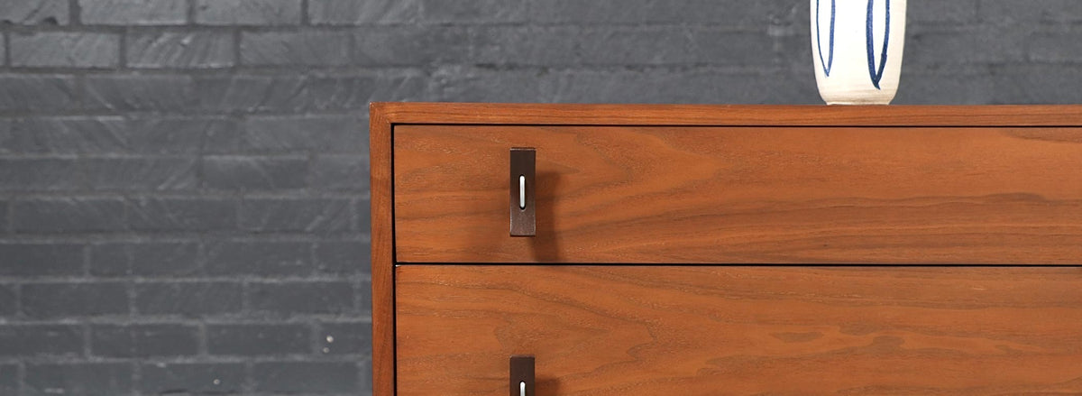Stanley Young Walnut 6-Drawer Dresser for Glenn of California