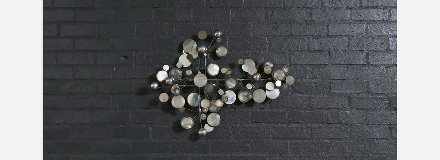 Californian Modern "Raindrop" Chrome Sculpture by Curtis Jere