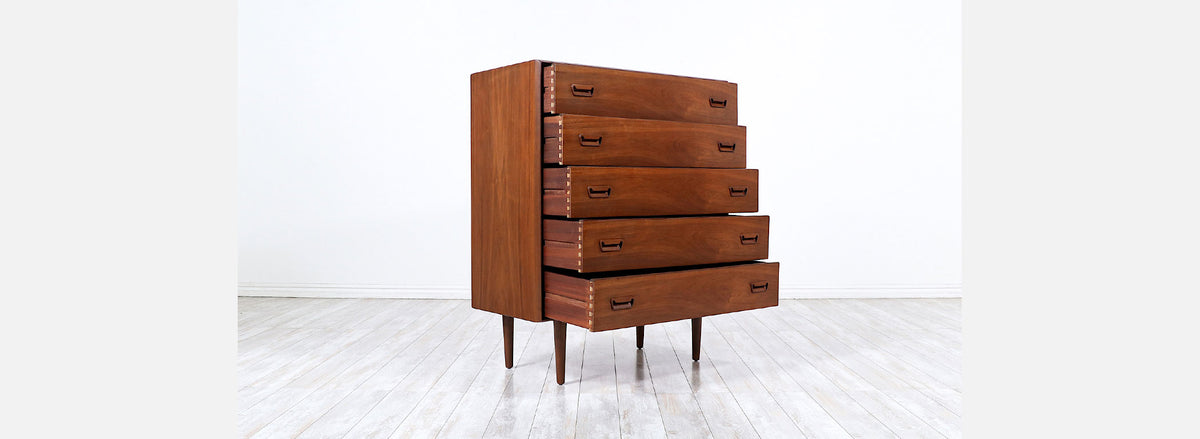 Danish Modern Teak Chest of Drawers by Munch Slagelse