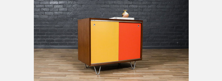 George Nelson Multi-Color Lacquered Cabinet for Herman Miller 