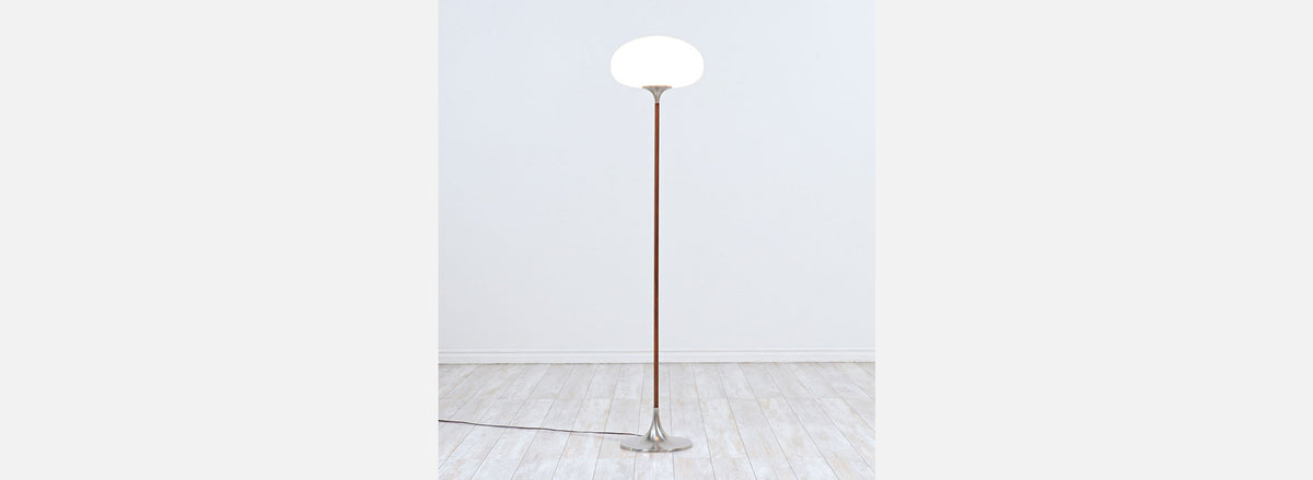 Mid-Century Modern "Mushroom" Floor Lamp by Laurel 
