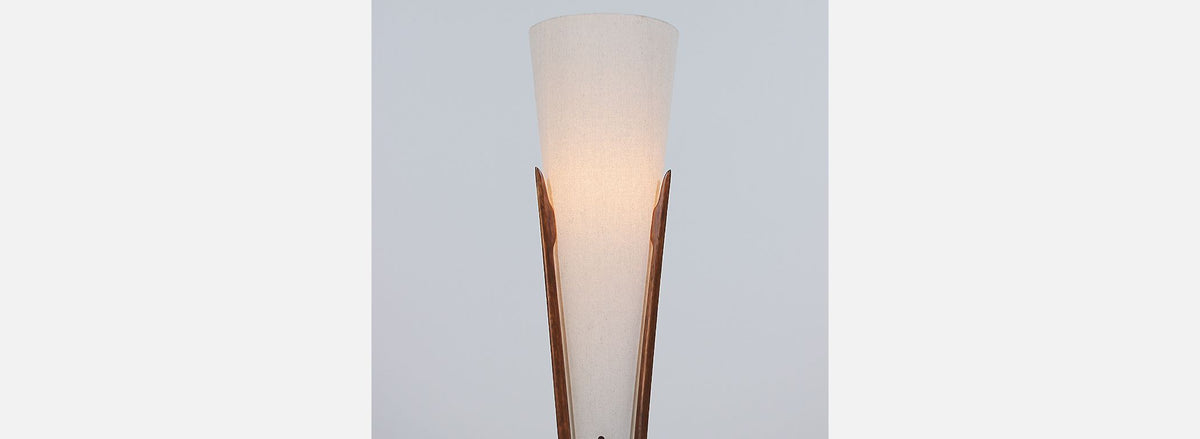 Mid-Century Sculpted Floor Lamp by Modeline 3