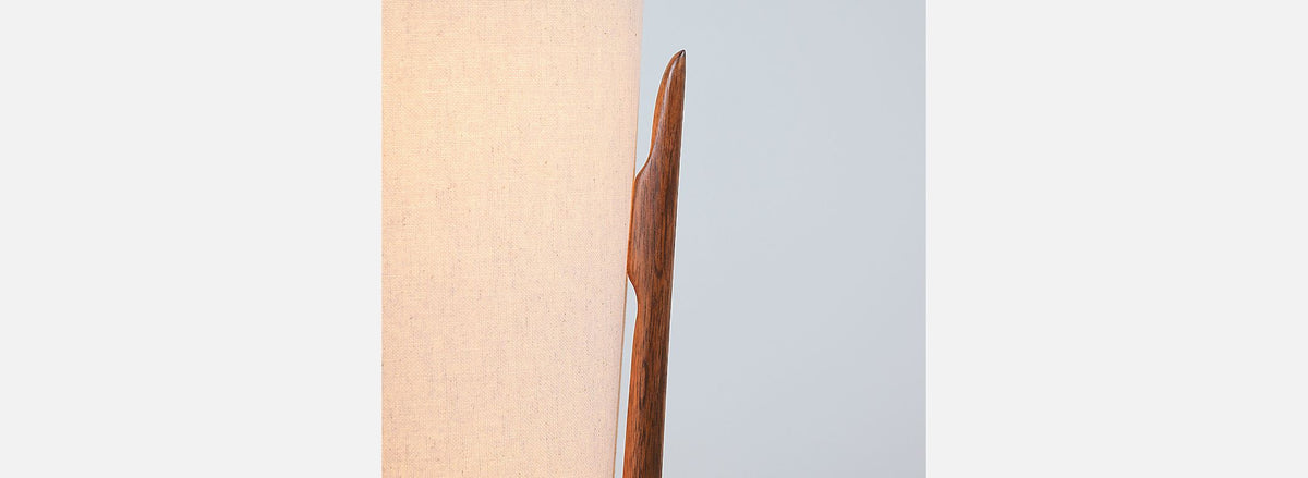 Mid-Century Sculpted Floor Lamp by Modeline 3