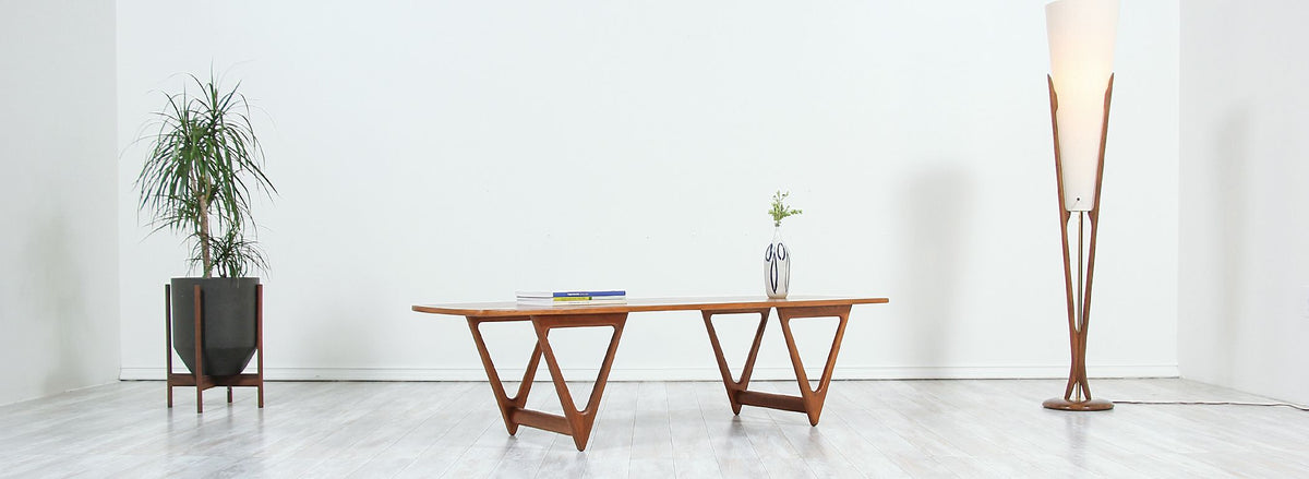 Kurt Østervig Surfboard Coffee Table for Jason Møbler