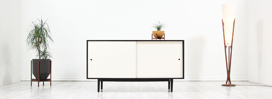 Paul McCobb "Planner Group" Ebonized Credenza for Winchendon Furniture