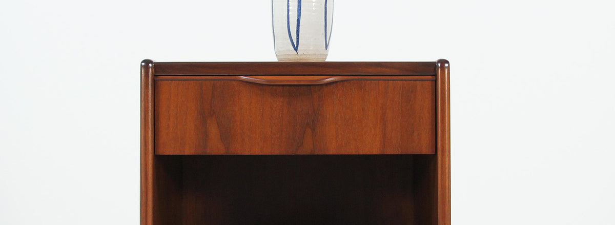 Danish Modern Walnut Night Stands