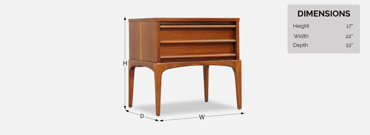 Mid-Century Modern "Rhythm" Night Stands by Lane 2