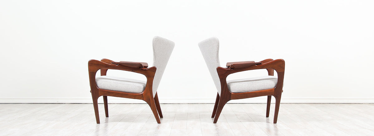 Adrian Pearsall Model 2291-C Lounge Chairs for Craft Associates