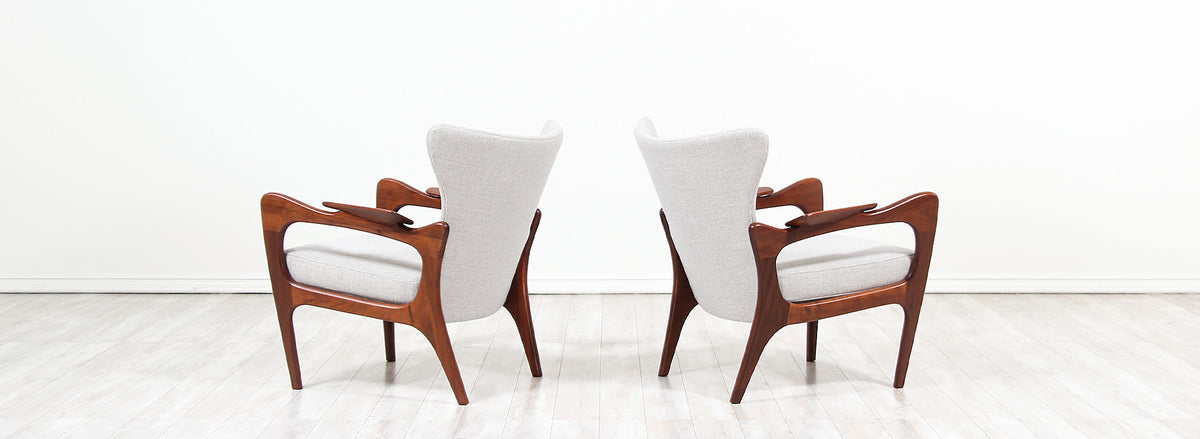 Adrian Pearsall Model 2291-C Lounge Chairs for Craft Associates