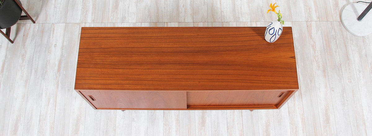 Carlo Jensen Teak Credenza for Hundevad & Co.