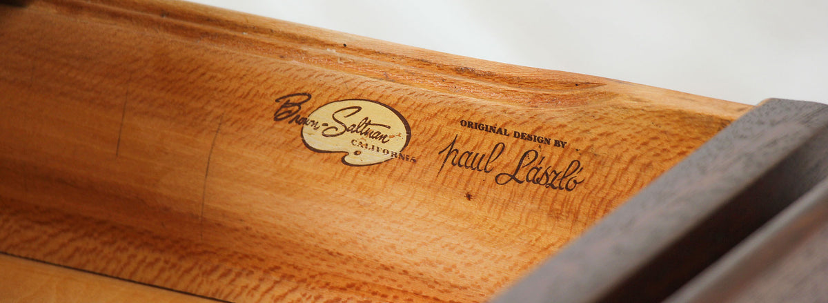 Paul Laszlo Two-Tier Night Stands for Brown Saltman 2