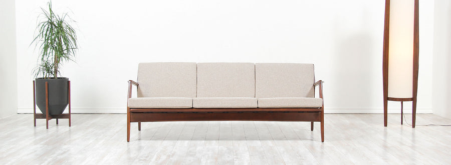 Ib Kofod-Larsen Sculptural Sofa for Selig