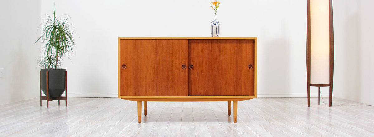 Rare Børge Mogensen Muli-Color Credenza for Søborg Møbler