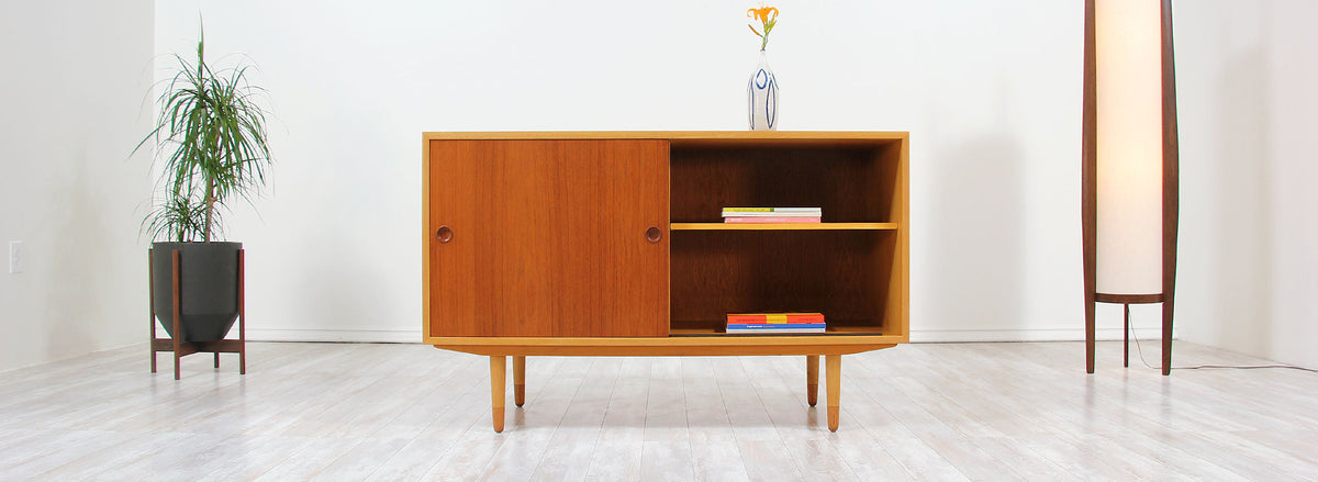 Rare Børge Mogensen Muli-Color Credenza for Søborg Møbler