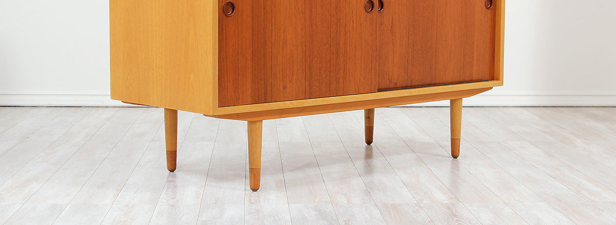 Rare Børge Mogensen Muli-Color Credenza for Søborg Møbler