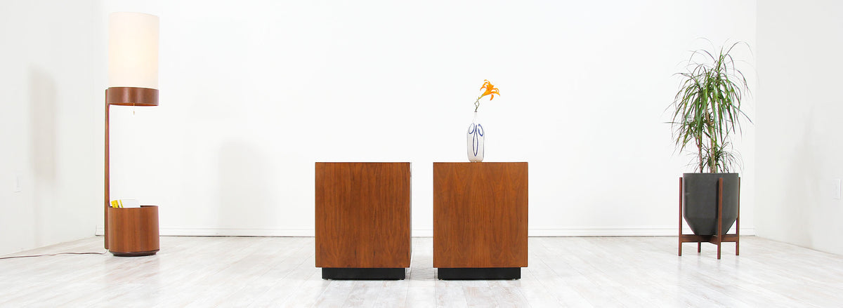 California Modernist Night Stands by John Kapel for Glenn of California