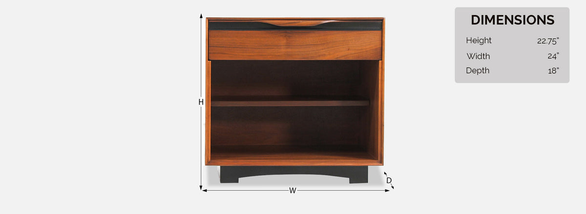 California Modernist Night Stands by John Kapel for Glenn of California