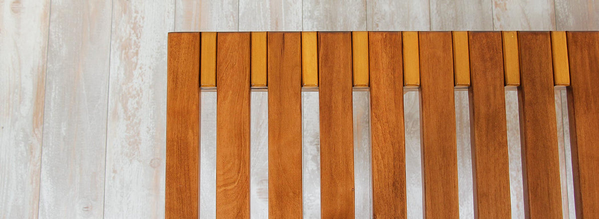Mid-Century Two-Tone Bench / Coffee Table by John Keal for Brown Saltman