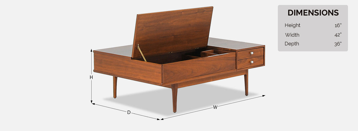 Kipp Stewart "Declaration" Storage Coffee Table for Drexel 