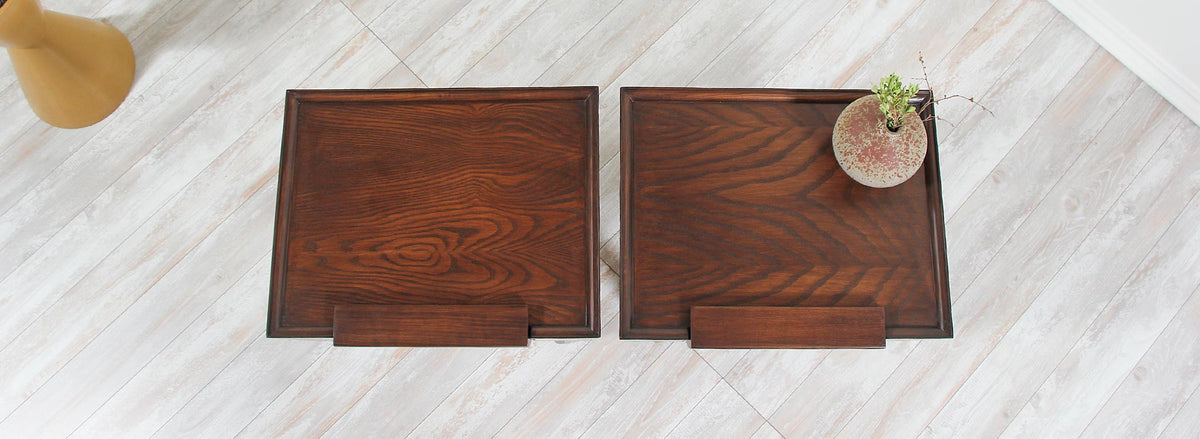 Mid-Century Night Stands by Paul Laszlo for Brown Saltman