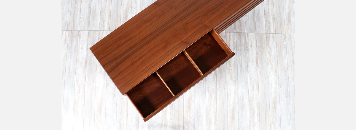 Mid-Century Modern 8-Drawer Walnut Dresser by Westnofa