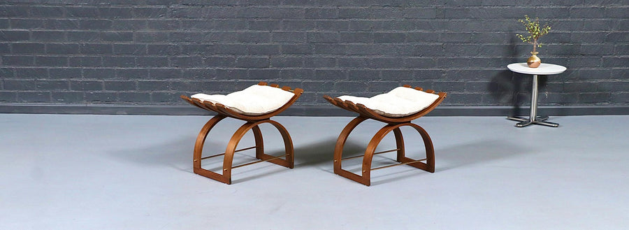 Harvey Probber "Knights" Model-1173 Sculpted Benches