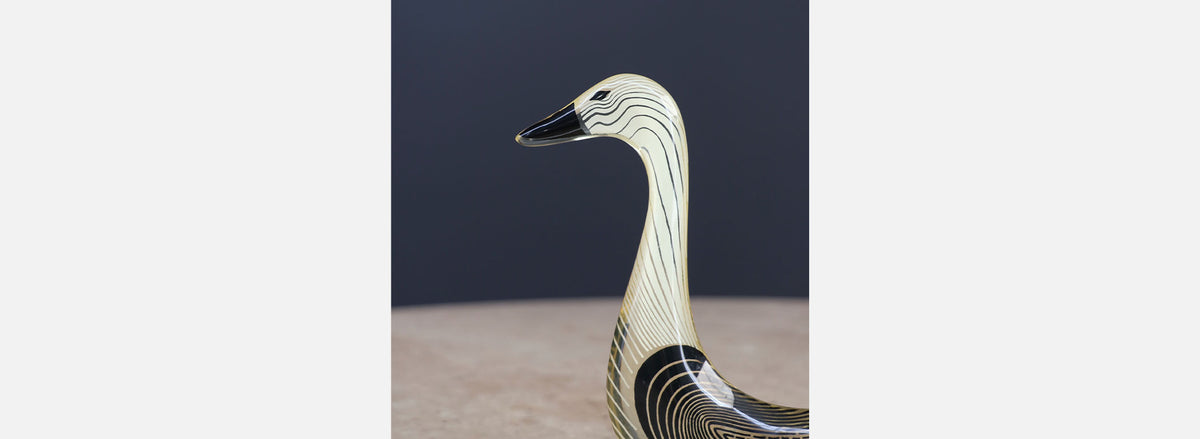 Abraham Palatnik Lucite Optic Art Swan Sculpture