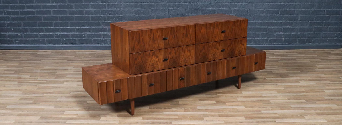 Mid-Century Canadian Brutalist Modular Dresser