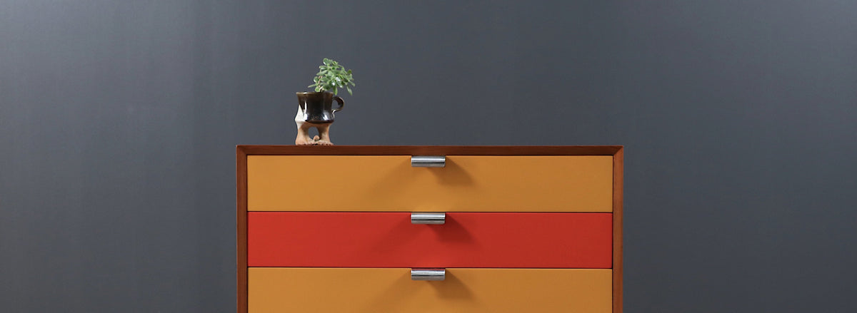 George Nelson Multi-Color Lacquered Chest for Herman Miller