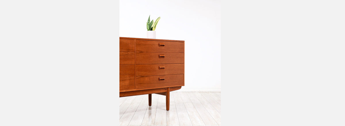 Børge Mogensen 8-Drawer Teak Dresser for Søborg Møbelfabrik