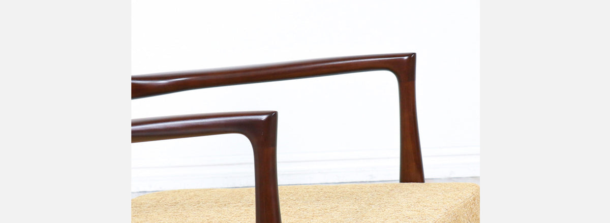 Danish Modern Sculpted Lounge Chairs by Ib Kofod-Larsen for Selig