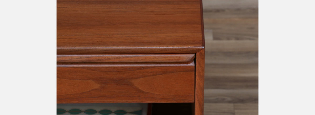 Mid-century Single Walnut Night Stand by Westnofa
