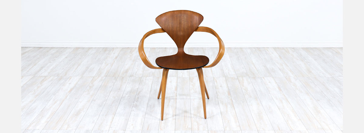 Mid-Century Modern "Pretzel" Armchair by Norman Cherner for Plycraft 
