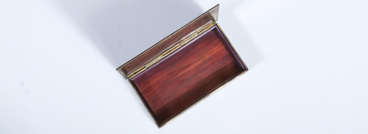 Mexican Modernist Mix Metals Tray Box by Los Castillos