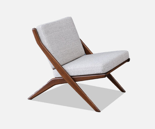 Folke Ohlsson "Scissor" Sculptural Lounge Chair for Dux