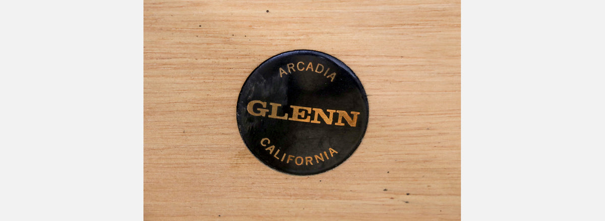 Mid-Century Modern Dresser with Brass Accents by Glenn of California