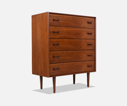 Danish Modern Teak Chest of Drawers by Munch Slagelse