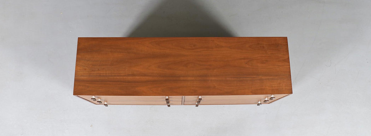 Stanley Young Walnut 6-Drawer Dresser for Glenn of California