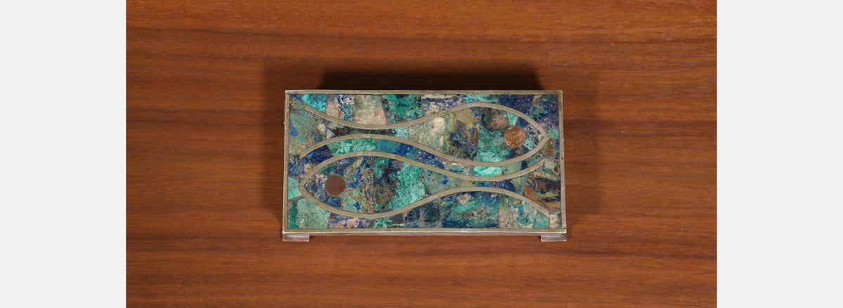 Mexican Modernist "Metales Casados" Box by Los Castillos