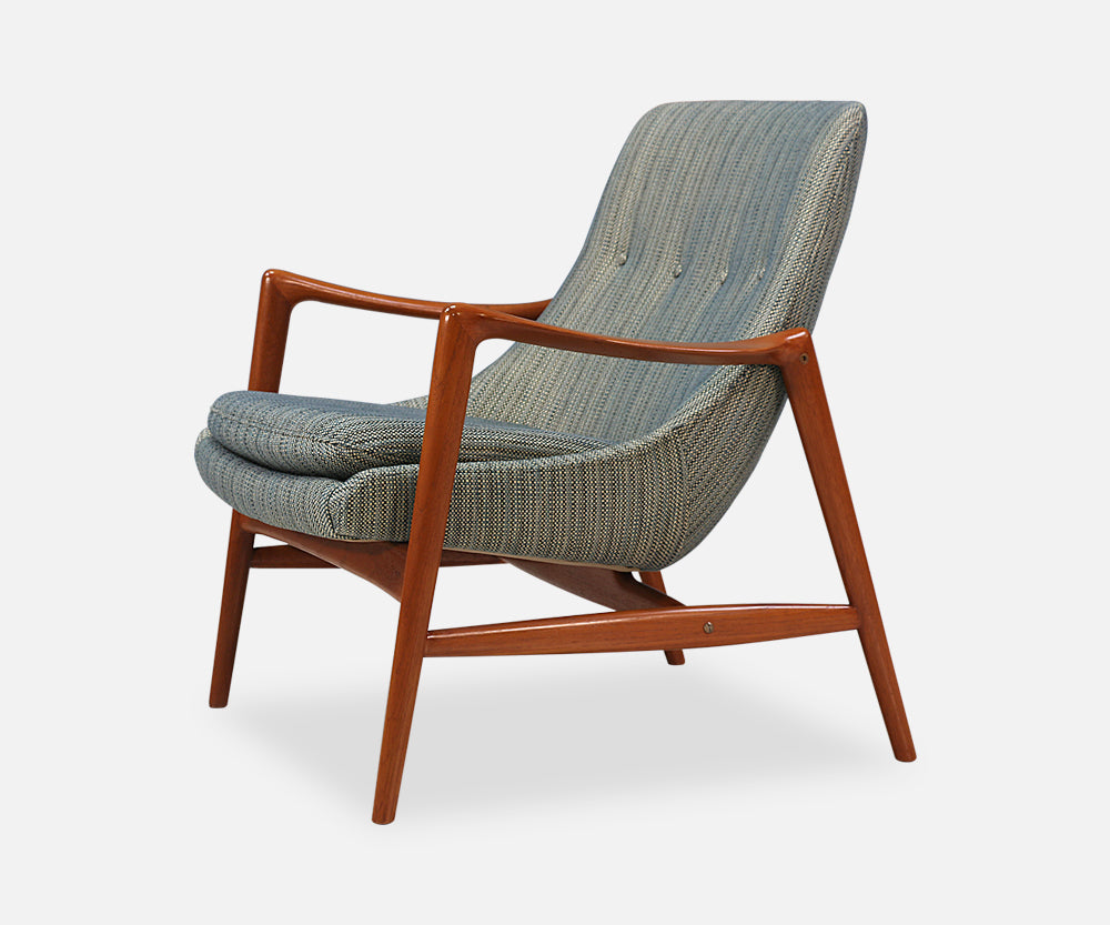 Adolf Relling Teak Lounge Chair for Dokka Møbler