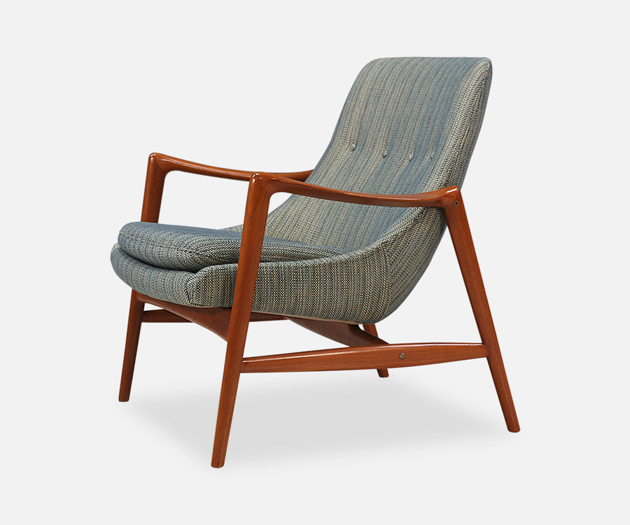 Adolf Relling Teak Lounge Chair for Dokka Møbler