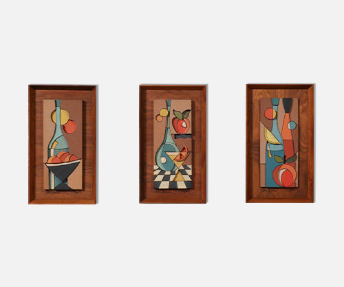 Californian Modern Abstract Wall Art Panels by Allan Noonan