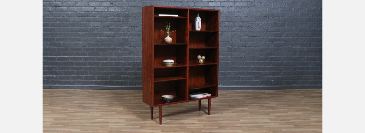 Carlo Jensen Danish Modern Bookshelf in Brazilian Rosewood