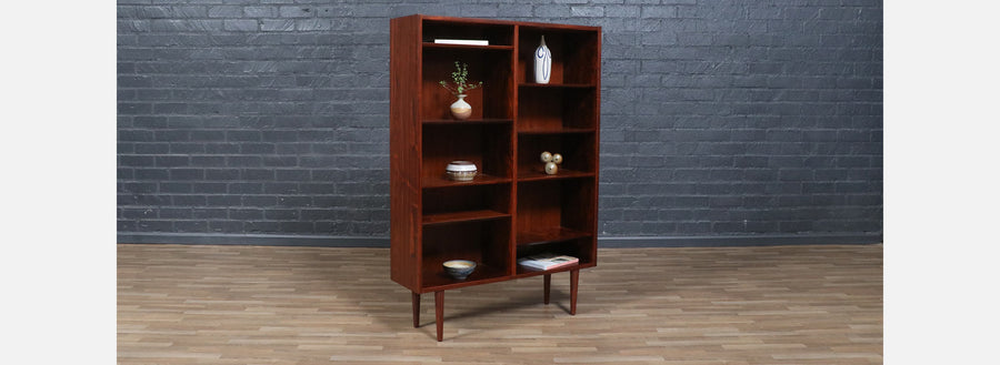 Carlo Jensen Danish Modern Bookshelf in Brazilian Rosewood