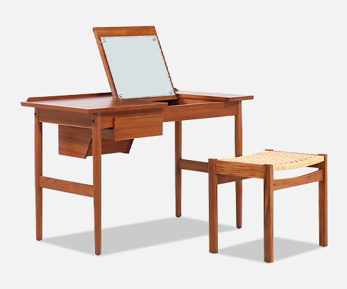 Arne Vodder Teak Wood Vanity / Writing Desk for Sibast Møbler