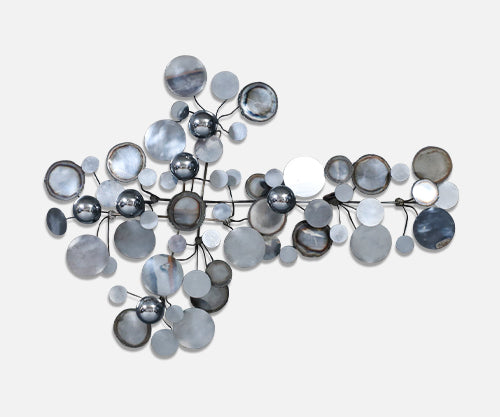 Californian Modernist "Raindrop" Chrome Sculpture by Curtis Jere