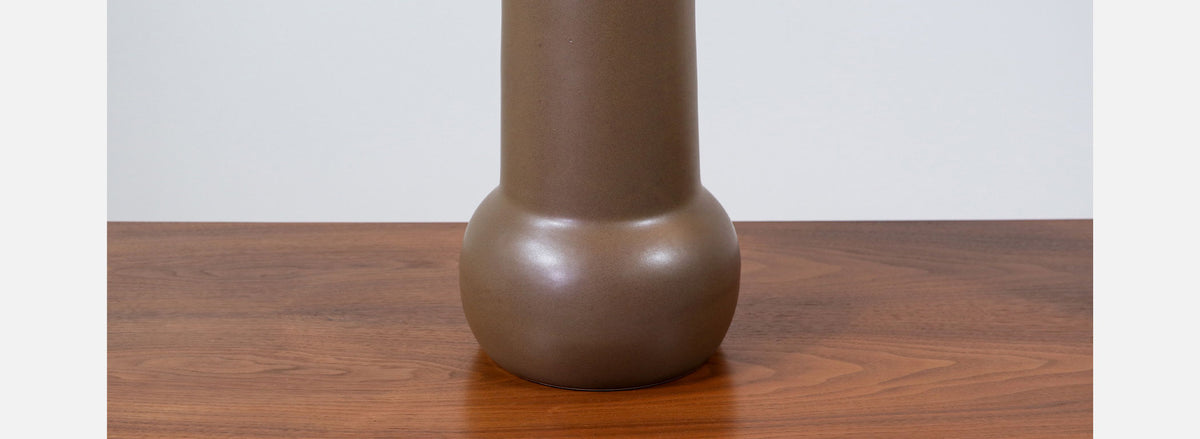 Large Mid-Century Modern Glazed Ceramic Lamps by Jane & Gordon Martz
