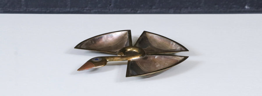 Mexican Modernist Abstract Bird Tray by Los Castillos