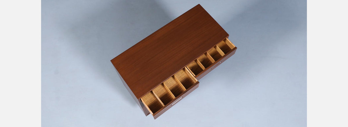 Edward J. Wormley Woven Front Cabinet for Dunbar