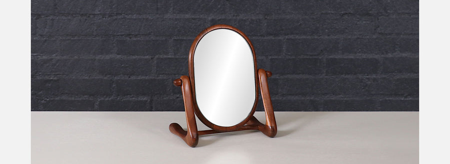 Mid-Century Modern Studio Crafted Table Mirror